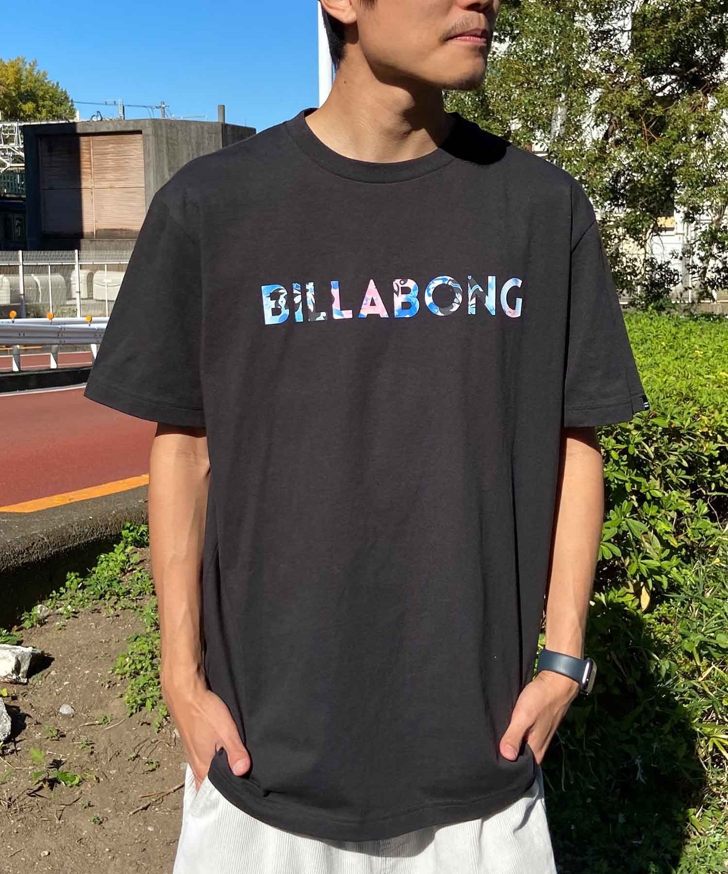 【マトメガイ対象】BILLABONG ビラボン UNITY LOGO Tシャツ 半袖 メンズ ロゴ BE011-200(BLA-S)