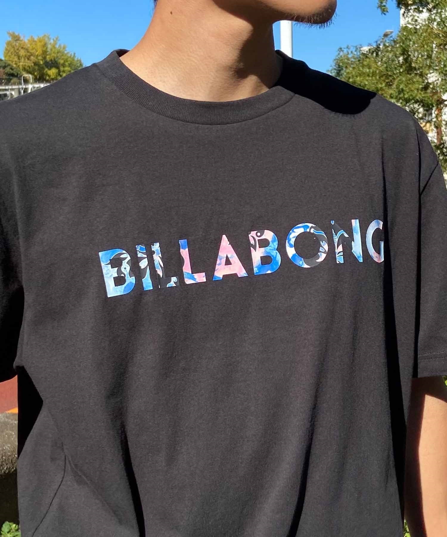 【マトメガイ対象】BILLABONG ビラボン UNITY LOGO Tシャツ 半袖 メンズ ロゴ BE011-200(BLK-S)