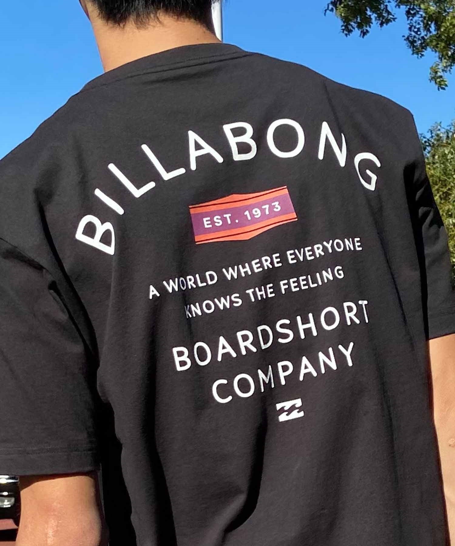【マトメガイ対象】BILLABONG ビラボン PEAK Tシャツ 半袖 メンズ バックプリント クルーネック BE011-205(WHT-S)