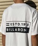【マトメガイ対象】BILLABONG ビラボン DECALE WIDE メンズ Tシャツ 半袖 バックプリント BE011-212(WBK-M)
