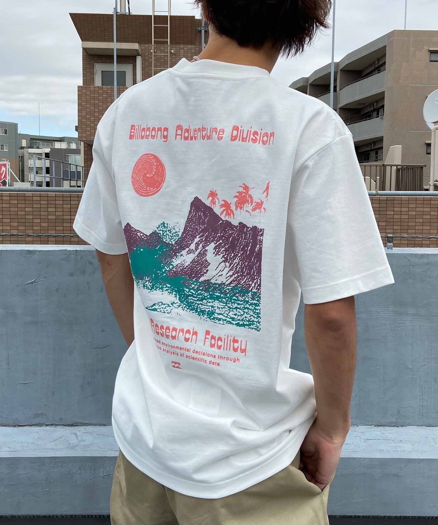 【マトメガイ対象】BILLABONG ビラボン TIDAL RESEARCH メンズ Tシャツ 半袖 バックプリント 速乾 BE011-216(RAV-M)