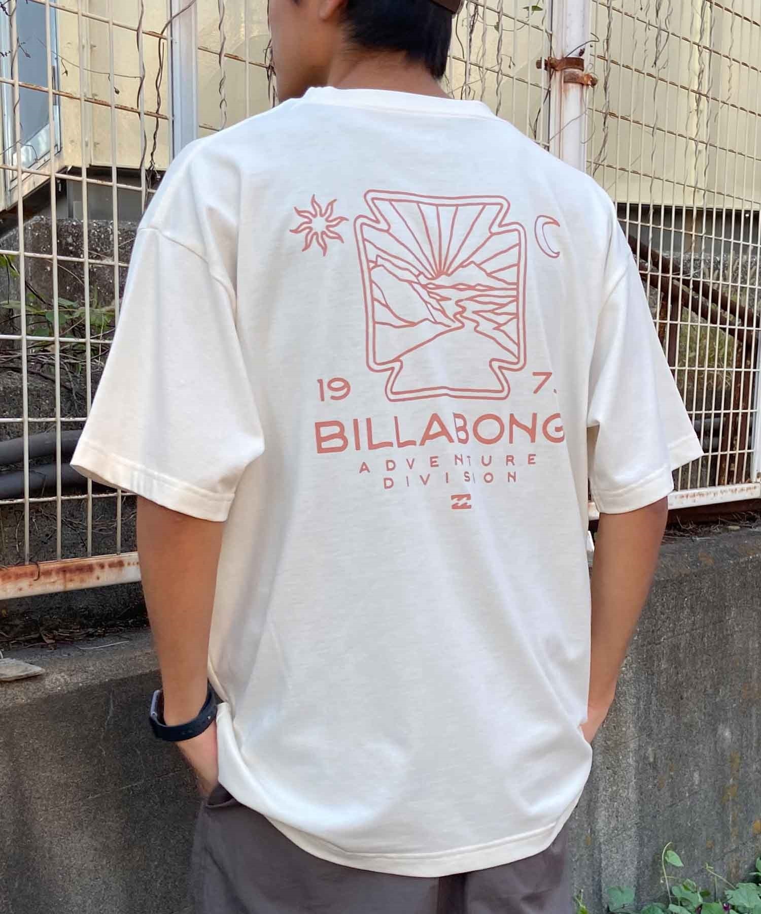 【マトメガイ対象】BILLABONG ビラボン BOUNDARY メンズ Tシャツ 半袖 バックプリント 速乾 UVケア BE011-218(WAA-M)