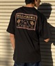 【マトメガイ対象】BILLABONG ビラボン BOUNDARY メンズ Tシャツ 半袖 バックプリント 速乾 UVケア BE011-218(CRM-M)