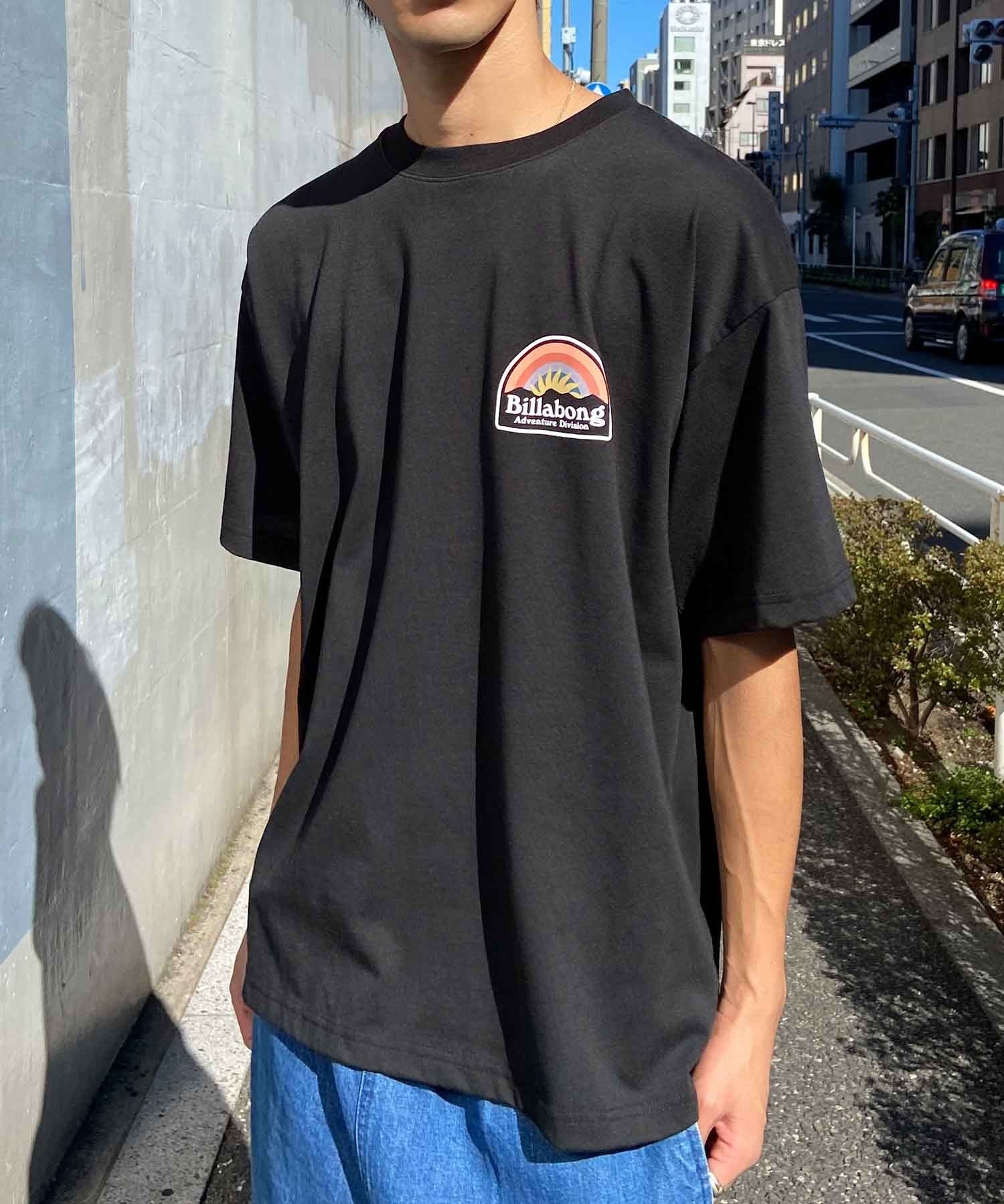 【マトメガイ対象】BILLABONG ビラボン SUN UP メンズ Tシャツ 半袖 バックプリント 速乾 UVケア BE011-219(CRM-M)