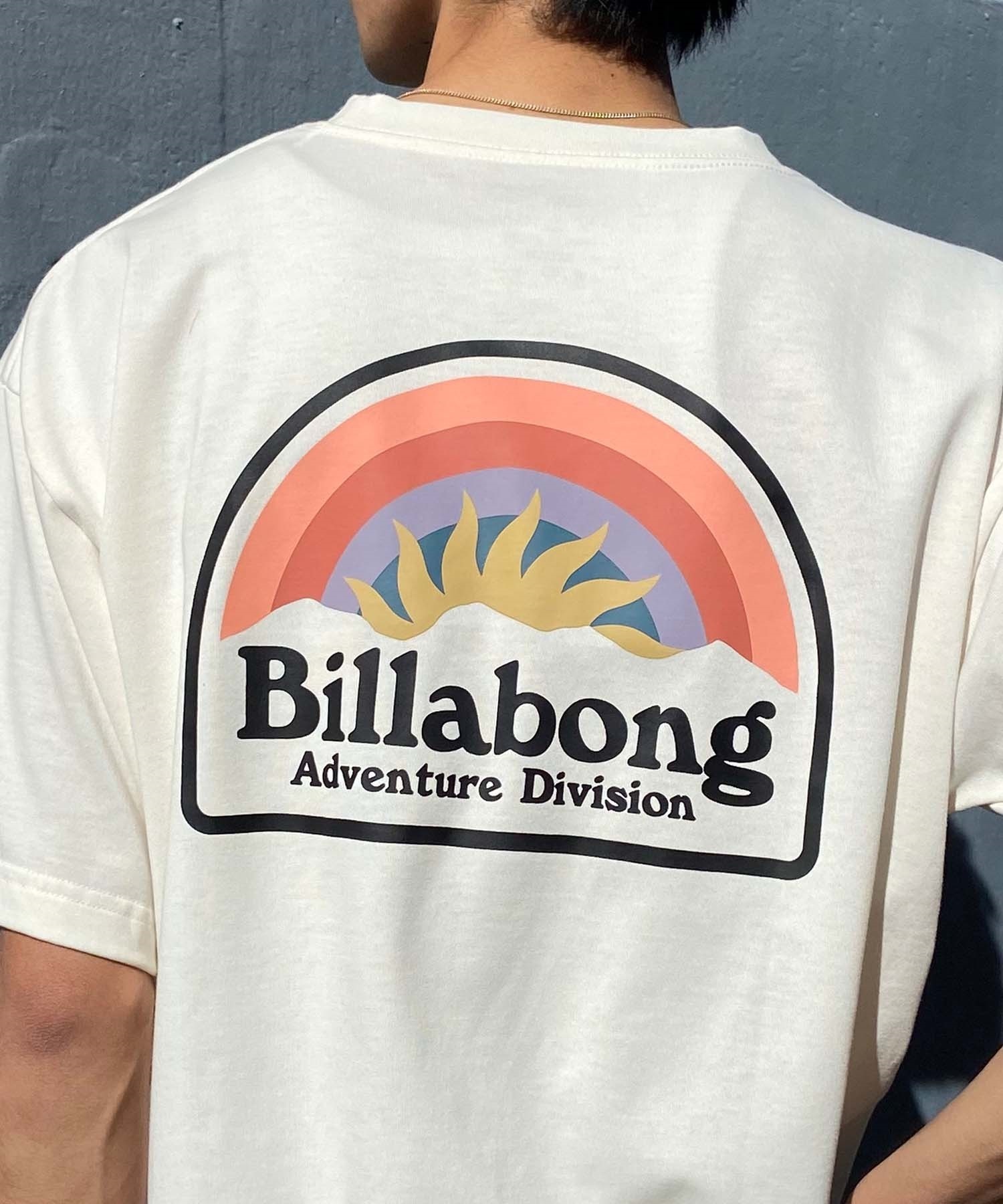 【マトメガイ対象】BILLABONG ビラボン SUN UP メンズ Tシャツ 半袖 バックプリント 速乾 UVケア BE011-219(CRM-M)