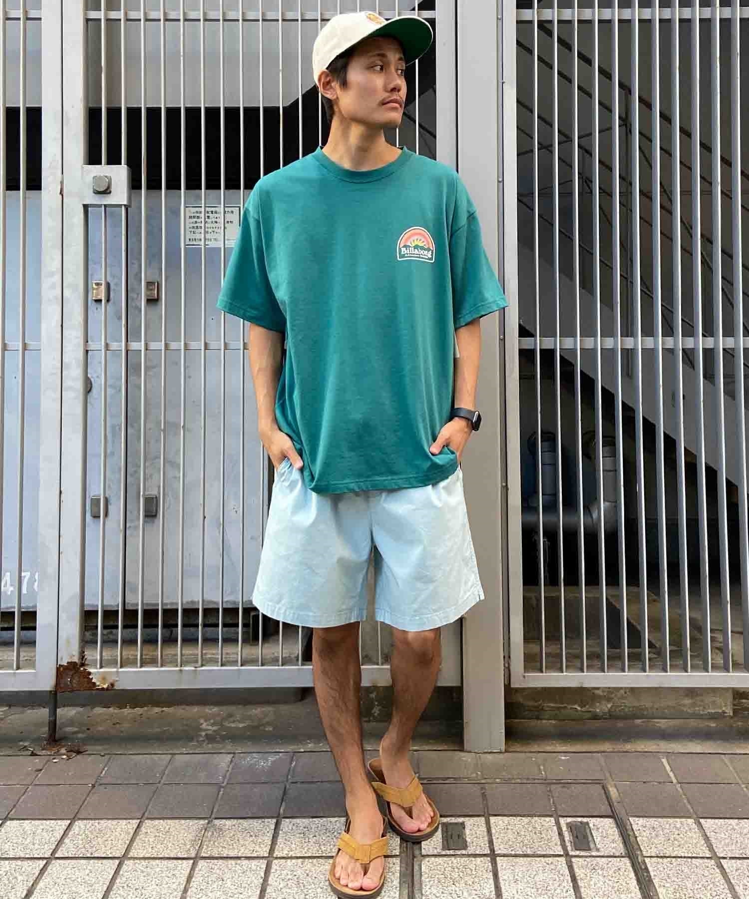 【マトメガイ対象】BILLABONG ビラボン SUN UP メンズ Tシャツ 半袖 バックプリント 速乾 UVケア BE011-219(CRM-M)