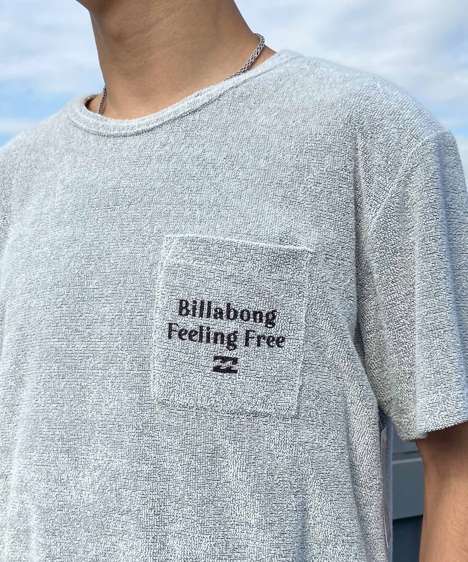 BILLABONG ビラボン メンズ 半袖 Tシャツ パイル生地 セットアップ対応 BE011-303(GRB-M)