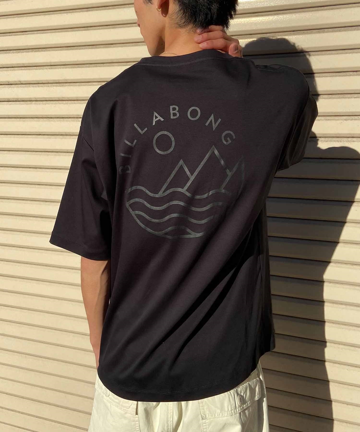 【マトメガイ対象】BILLABONG ビラボン PREMIUM SILKETE SMOOTH POCKET TEE メンズ Tシャツ 半袖 UVケア BE011-304(BLK-M)