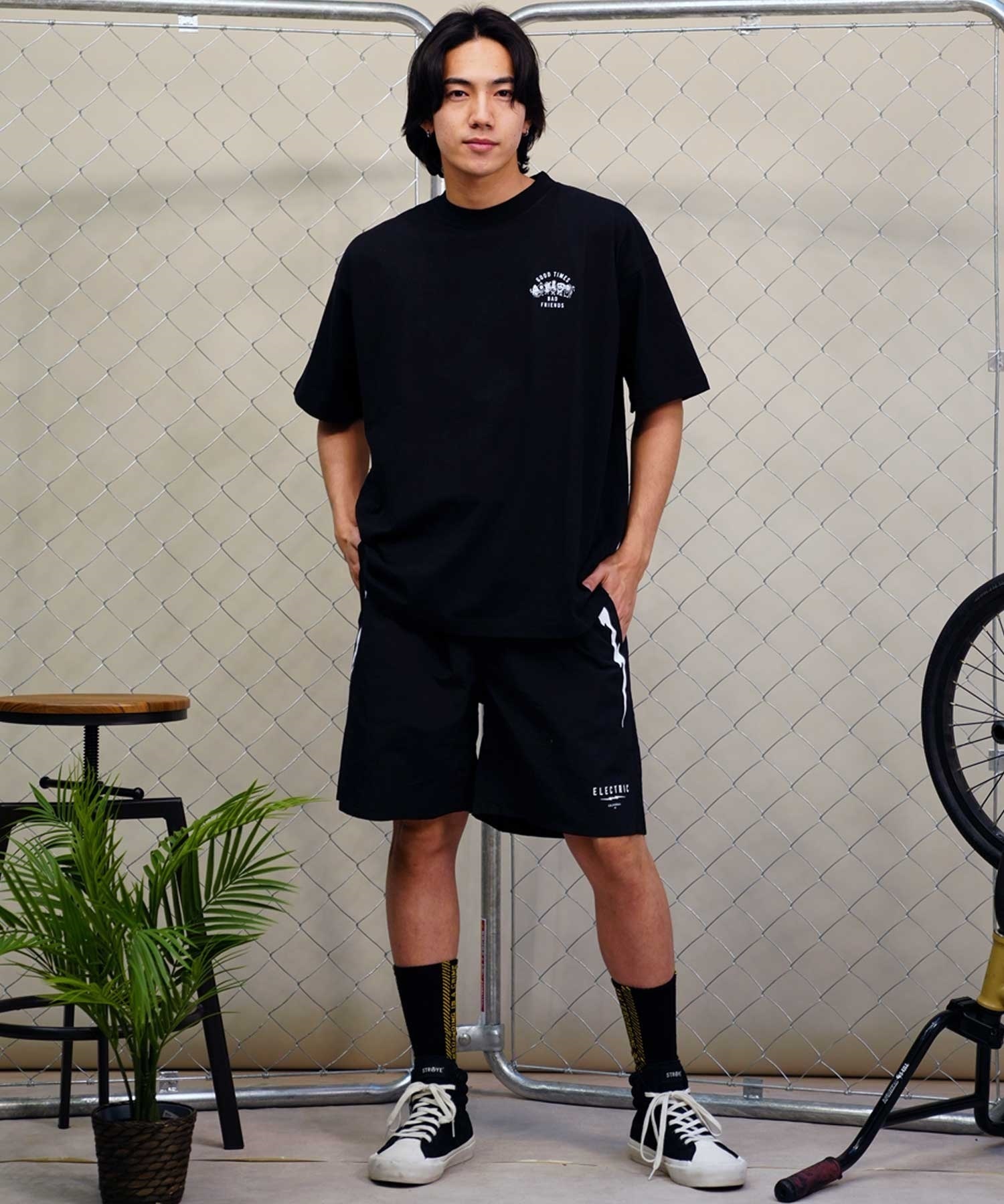 LURKING CLASS ラーキングクラス ST24STM04 メンズ 半袖 Tシャツ バックプリント オーバーサイズ Tシャツ ムラサキスポーツ限定(WHITE-M)