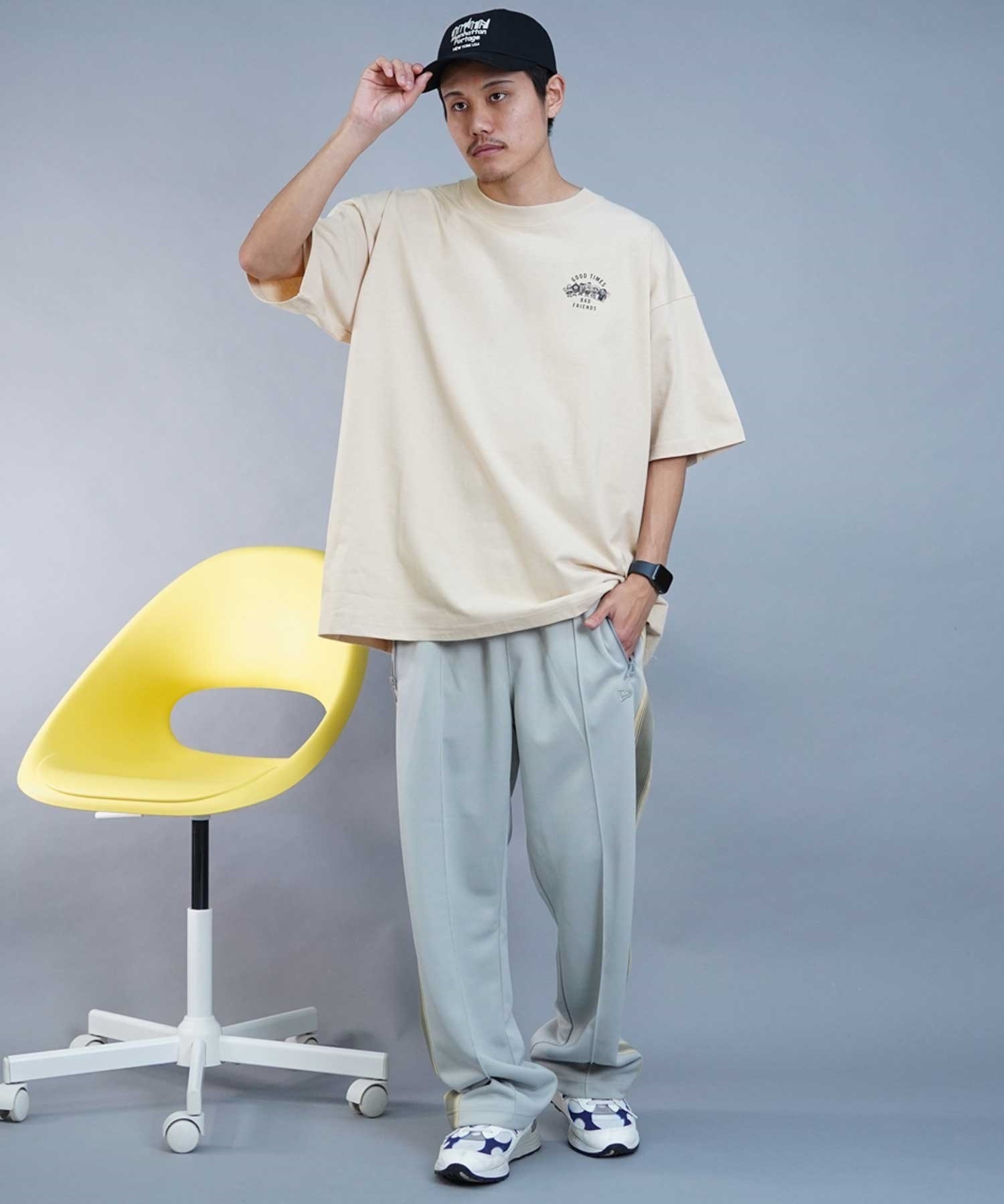 LURKING CLASS ラーキングクラス ST24STM04 メンズ 半袖 Tシャツ バックプリント オーバーサイズ Tシャツ ムラサキスポーツ限定(WHITE-M)