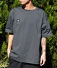 【ムラサキスポーツ限定】columbia コロンビア メンズ オーバーサイズ Tシャツ 半袖 UVケア バックプリント PM0941(029-M)