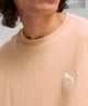 PUMA プーマ メンズ Tシャツ 半袖 ワンポイント ロゴ 刺繍 シンプル ビッグシルエット クルーネック 626025(89-S)