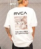 【クーポン対象】RVCA ルーカ THRASHED BOX RVCA TEE メンズ 半袖 Tシャツ バックプリント スクエアロゴ オーバーサイズ BE041-224(BLK-S)