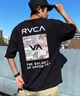 【クーポン対象】RVCA ルーカ THRASHED BOX RVCA TEE メンズ 半袖 Tシャツ バックプリント スクエアロゴ オーバーサイズ BE041-224(WHT-S)