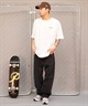 RVCA ルーカ THRASHED BOX RVCA TEE メンズ 半袖 Tシャツ バックプリント スクエアロゴ オーバーサイズ BE041-224(WHT-S)