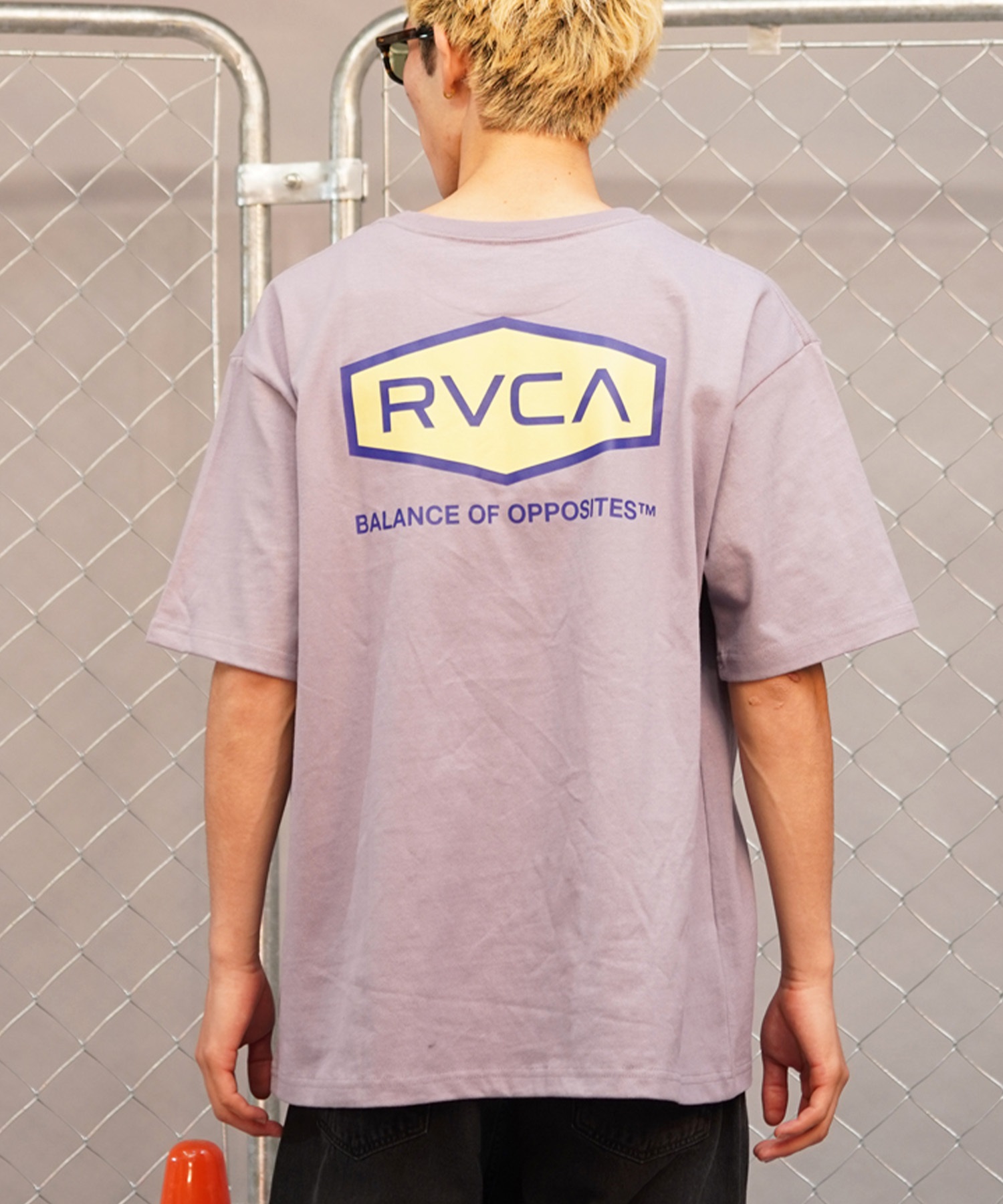 RVCA ルーカ HEX BOX TEE メンズ 半袖 Tシャツ バックプリント ロゴ オーバーサイズ BE041-225(GNB1-S)