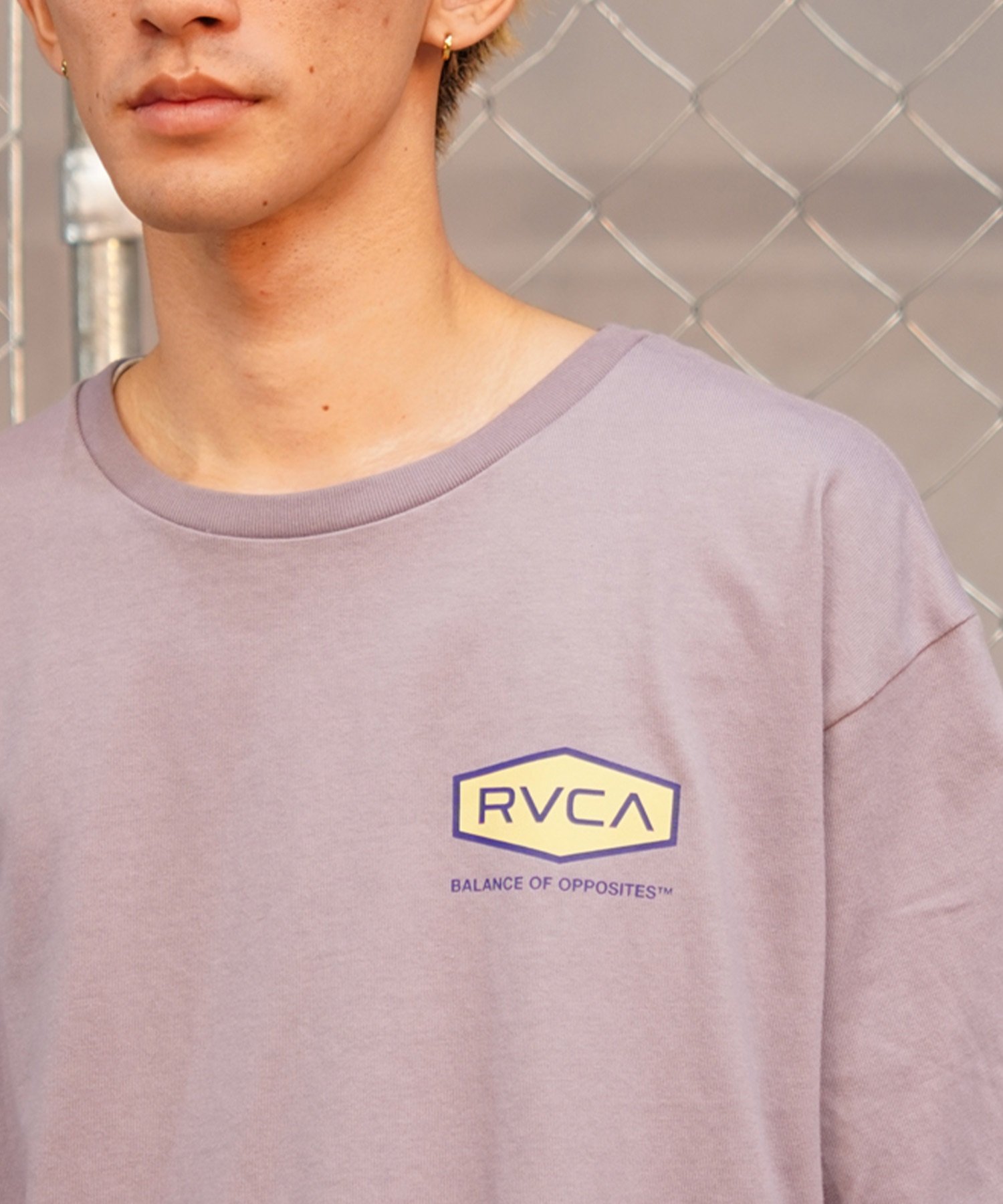 RVCA ルーカ HEX BOX TEE メンズ 半袖 Tシャツ バックプリント ロゴ オーバーサイズ BE041-225(WHT-S)