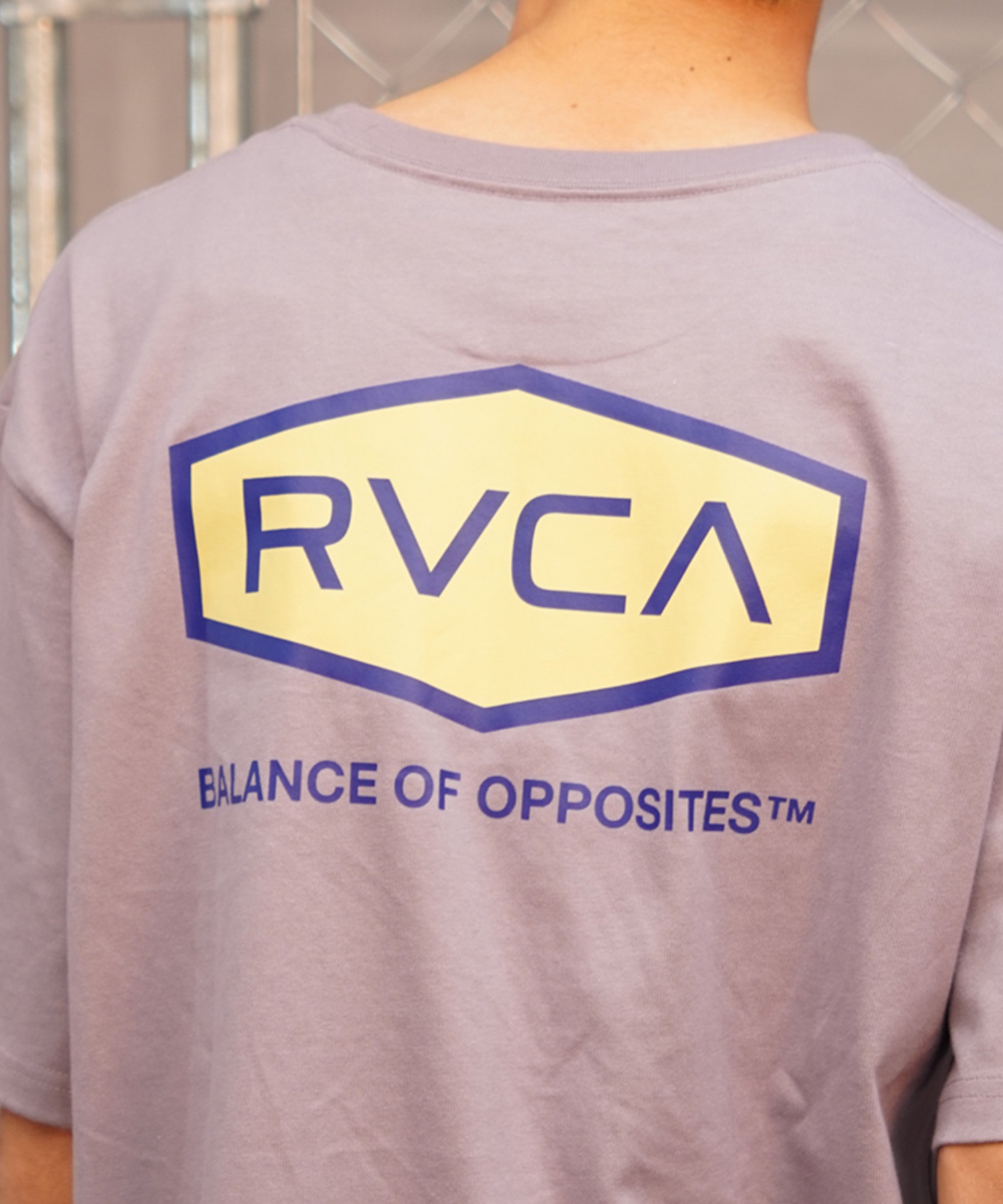 RVCA ルーカ HEX BOX TEE メンズ 半袖 Tシャツ バックプリント ロゴ オーバーサイズ BE041-225(WHT-S)