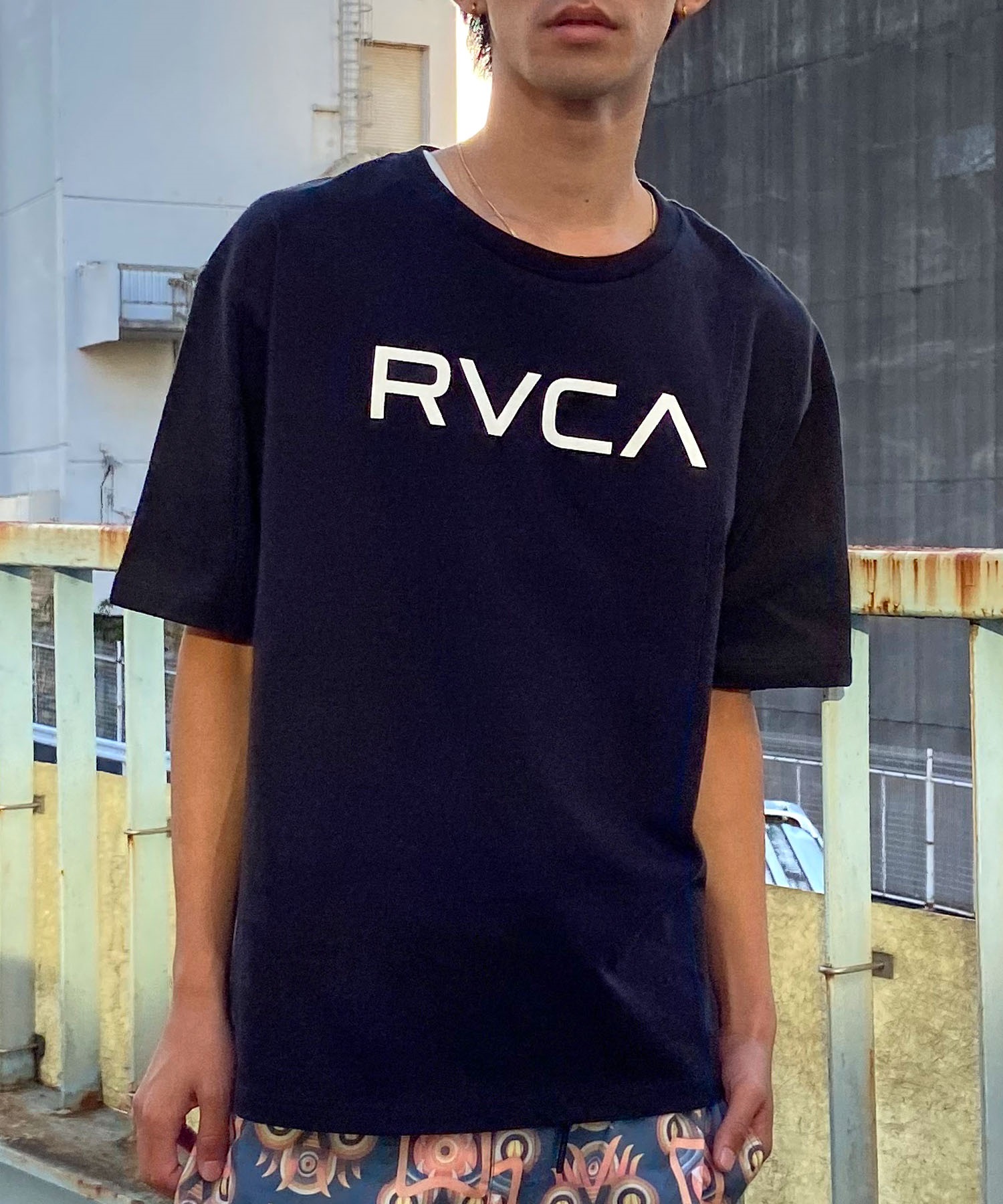 【クーポン対象】RVCA ルーカ BIG RVCA TEE メンズ 半袖 Tシャツ ロゴ シンプル オーバーサイズ BE041-226(WHT-S)