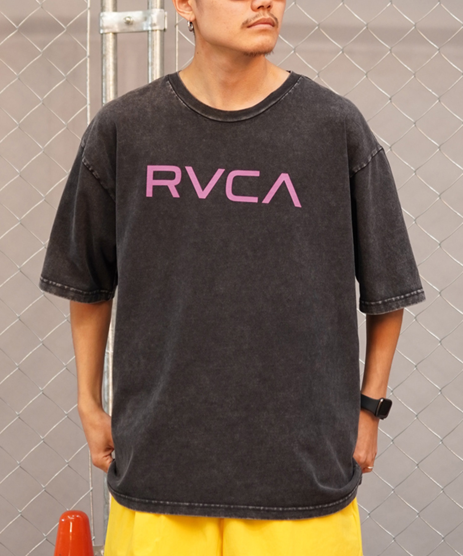 RVCA ルーカ BIG RVCA TEE メンズ 半袖 Tシャツ ロゴ シンプル オーバーサイズ BE041-226(KVCB-S)