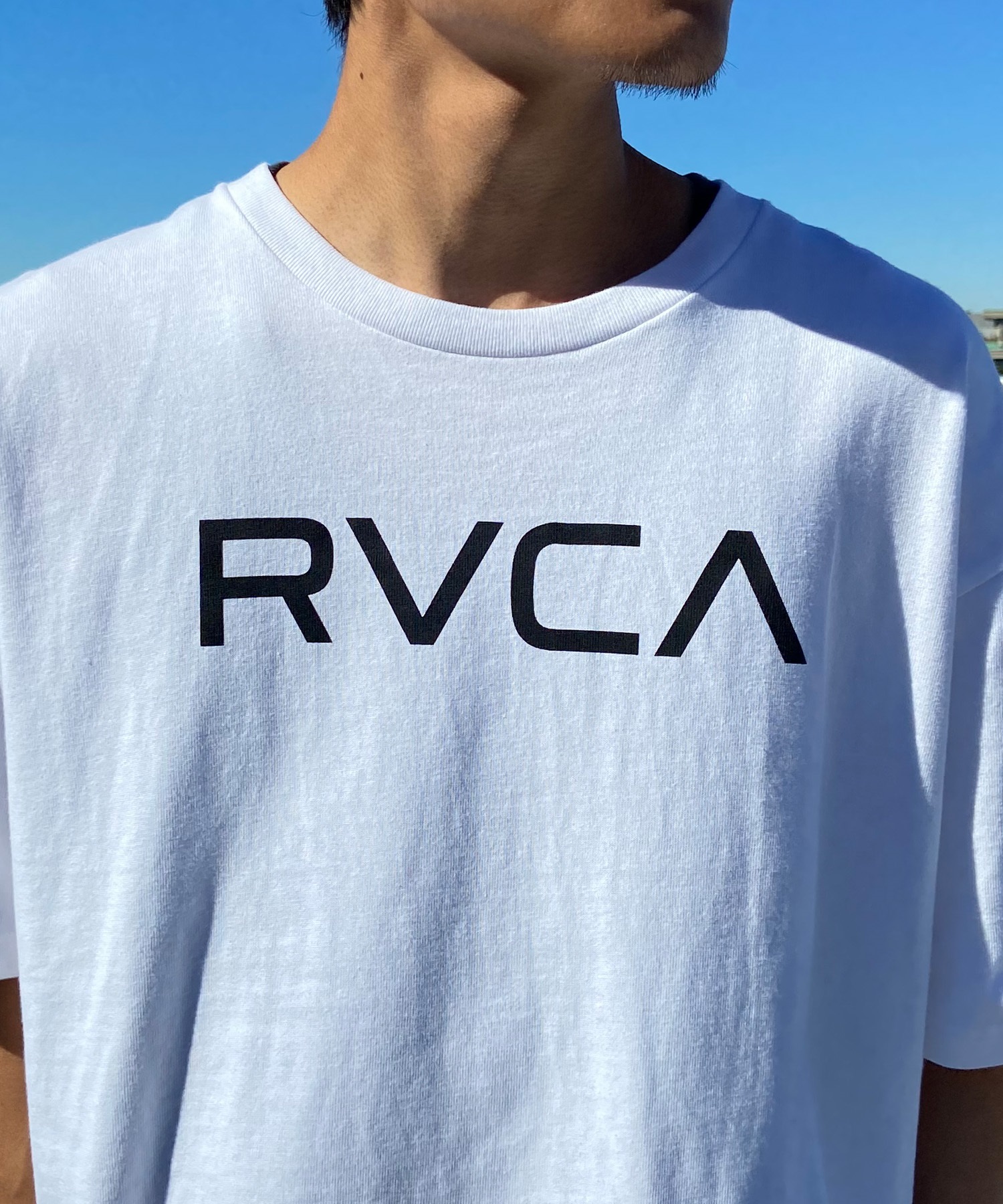 【クーポン対象】RVCA ルーカ BIG RVCA TEE メンズ 半袖 Tシャツ ロゴ シンプル オーバーサイズ BE041-226(WHT-S)