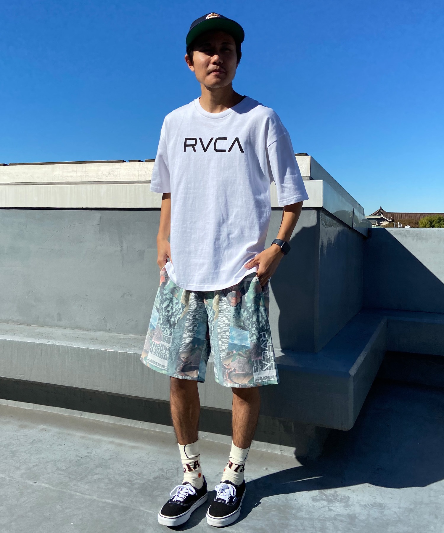 【クーポン対象】RVCA ルーカ BIG RVCA TEE メンズ 半袖 Tシャツ ロゴ シンプル オーバーサイズ BE041-226(KVCB-S)