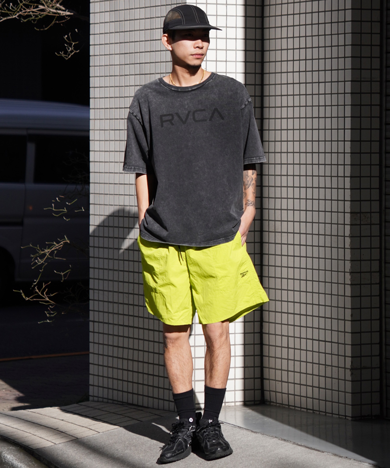 RVCA ルーカ BIG RVCA TEE メンズ 半袖 Tシャツ ロゴ シンプル オーバーサイズ BE041-226(WHT-S)