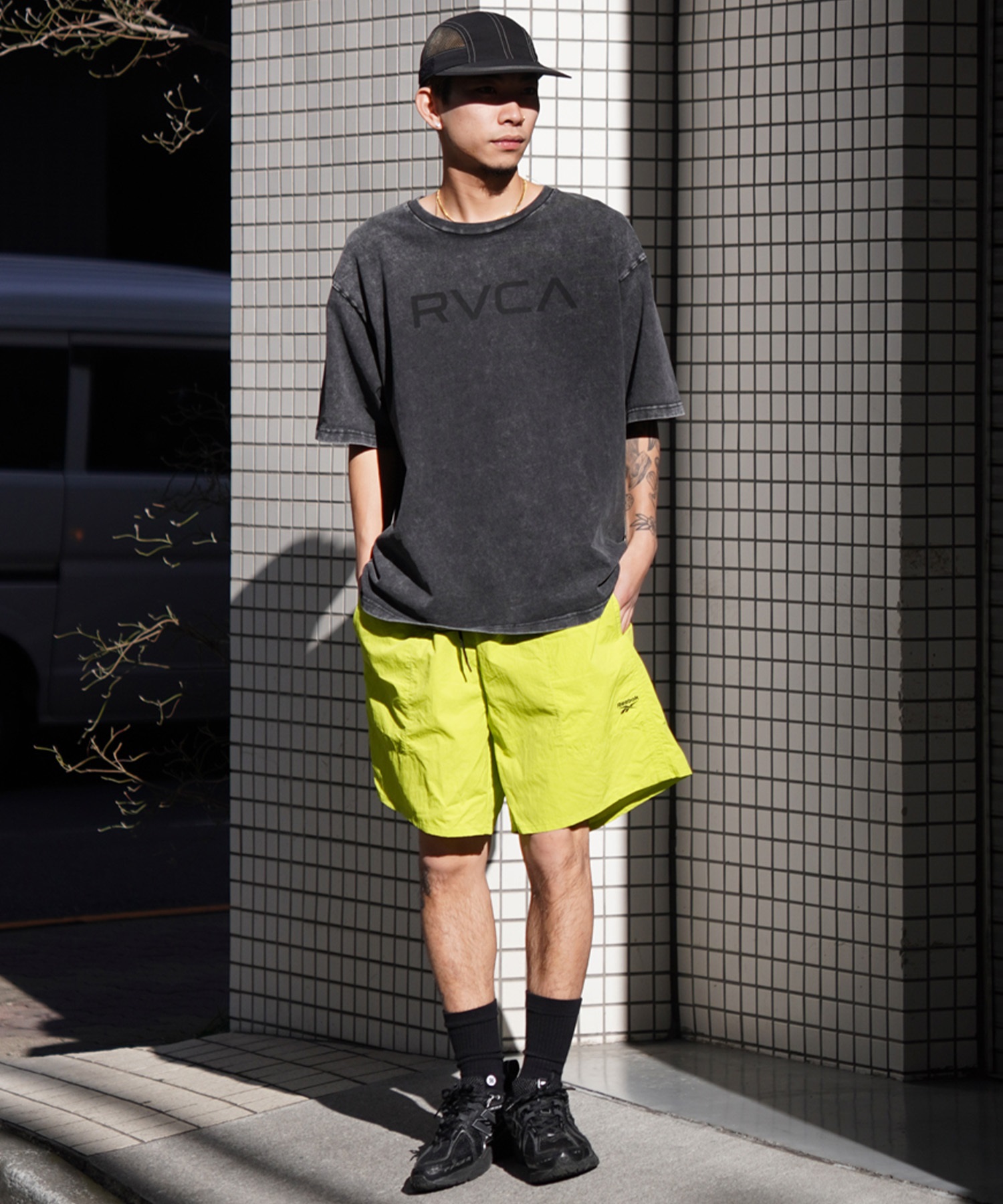 RVCA ルーカ BIG RVCA TEE メンズ 半袖 Tシャツ ロゴ シンプル オーバーサイズ BE041-226(KVCB-S)