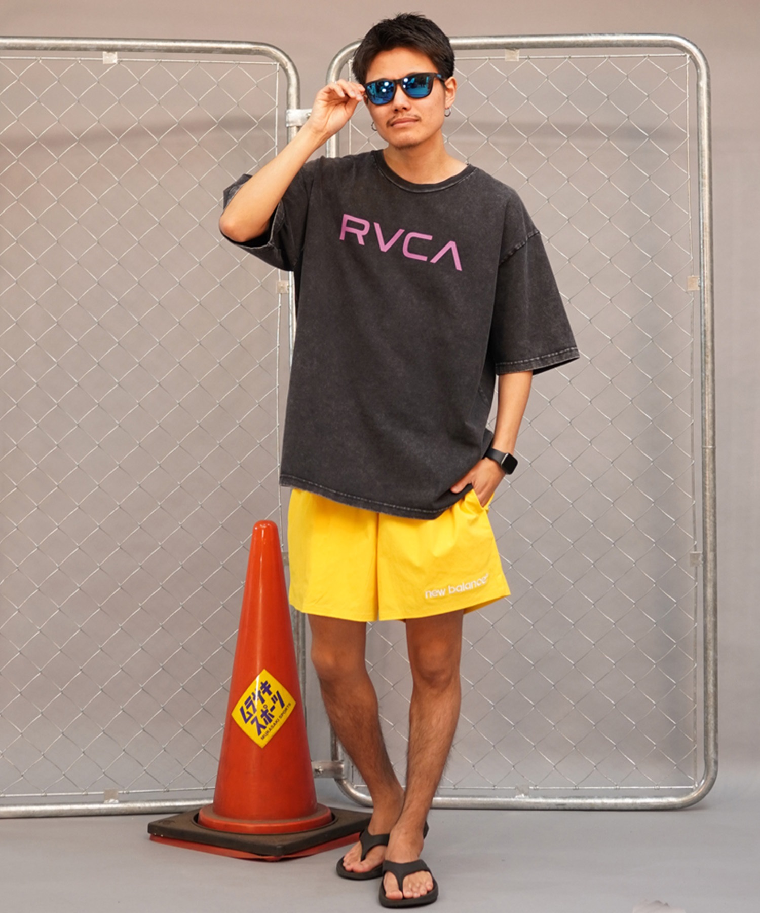 【クーポン対象】RVCA ルーカ BIG RVCA TEE メンズ 半袖 Tシャツ ロゴ シンプル オーバーサイズ BE041-226(KVCB-S)