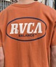【クーポン対象】RVCA ルーカ メンズ 半袖 Tシャツ バックプリント コットン クルーネック BE041-233(BLK-S)