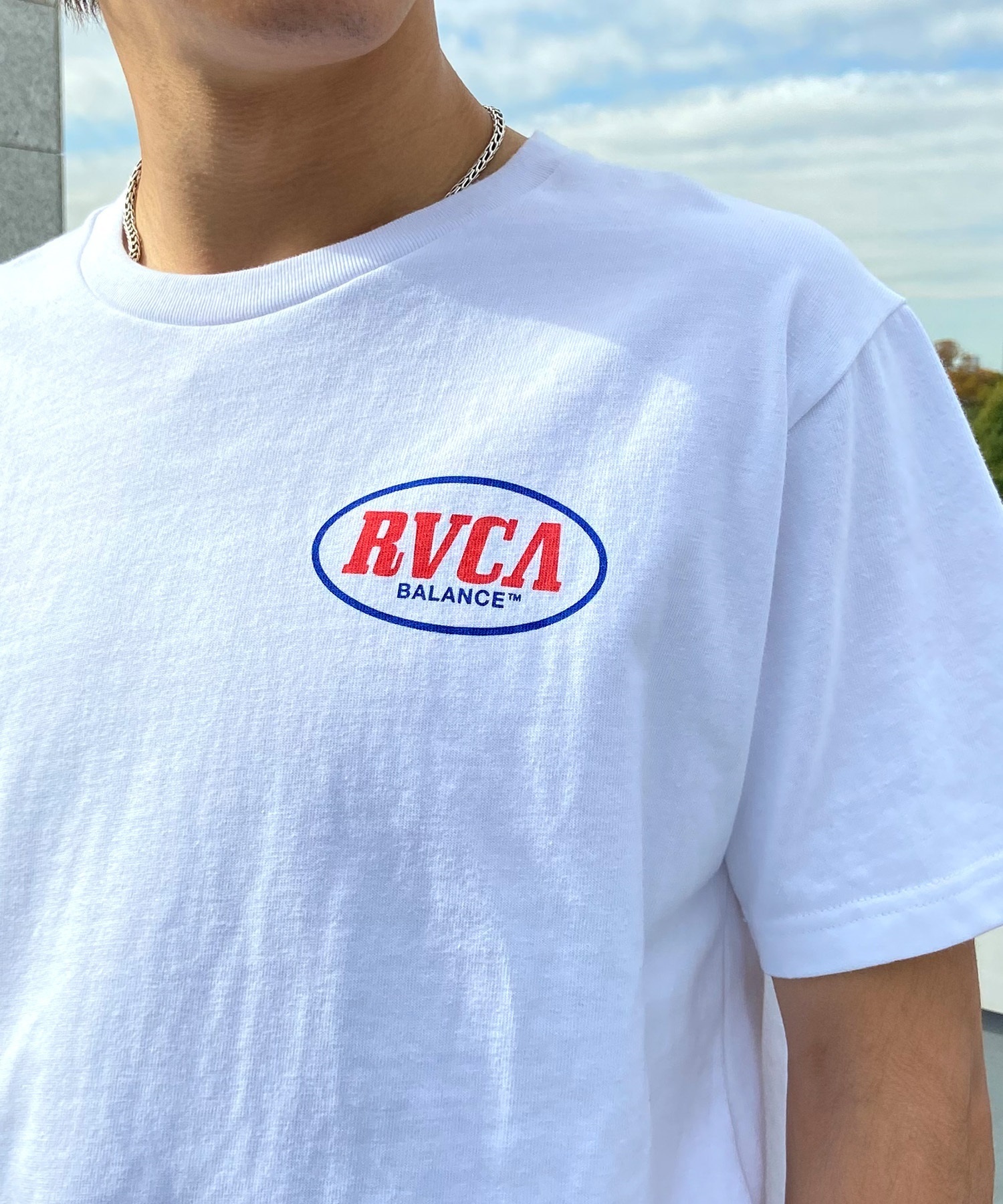 【クーポン対象】RVCA ルーカ メンズ 半袖 Tシャツ バックプリント コットン クルーネック BE041-233(CNJ0-S)