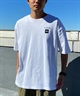 【クーポン対象】RVCA ルーカ UP STATE TEE メンズ 半袖 Tシャツ オーバーサイズ ボックスロゴ バックプリントT BE041-234(WHT-S)