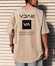 【クーポン対象】RVCA ルーカ UP STATE TEE メンズ 半袖 Tシャツ オーバーサイズ ボックスロゴ バックプリントT BE041-234(PTK-S)
