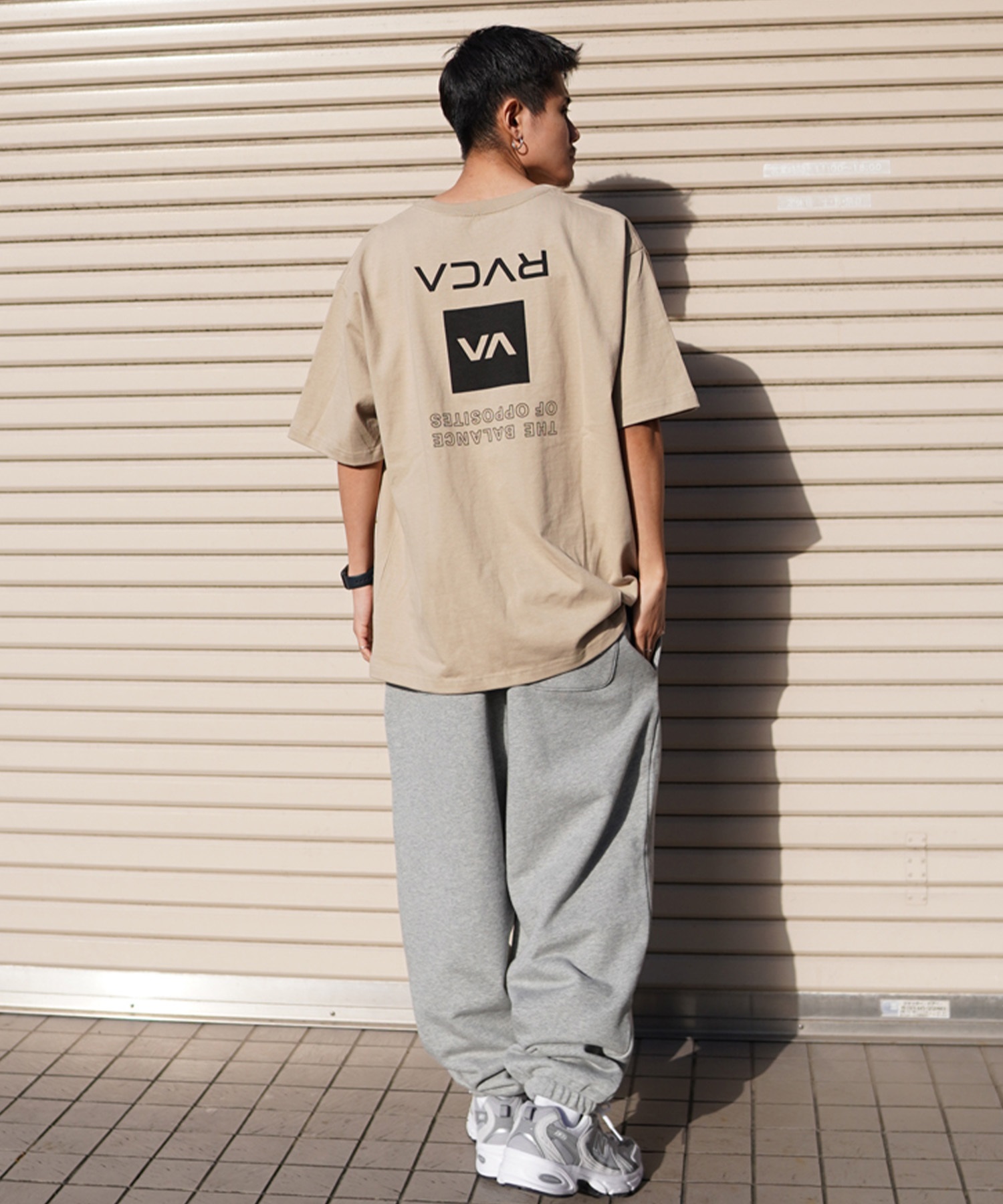 RVCA ルーカ UP STATE TEE メンズ 半袖 Tシャツ オーバーサイズ ボックスロゴ バックプリントT BE041-234(SLW0-S)