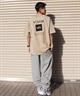 【クーポン対象】RVCA ルーカ UP STATE TEE メンズ 半袖 Tシャツ オーバーサイズ ボックスロゴ バックプリントT BE041-234(KHA-S)