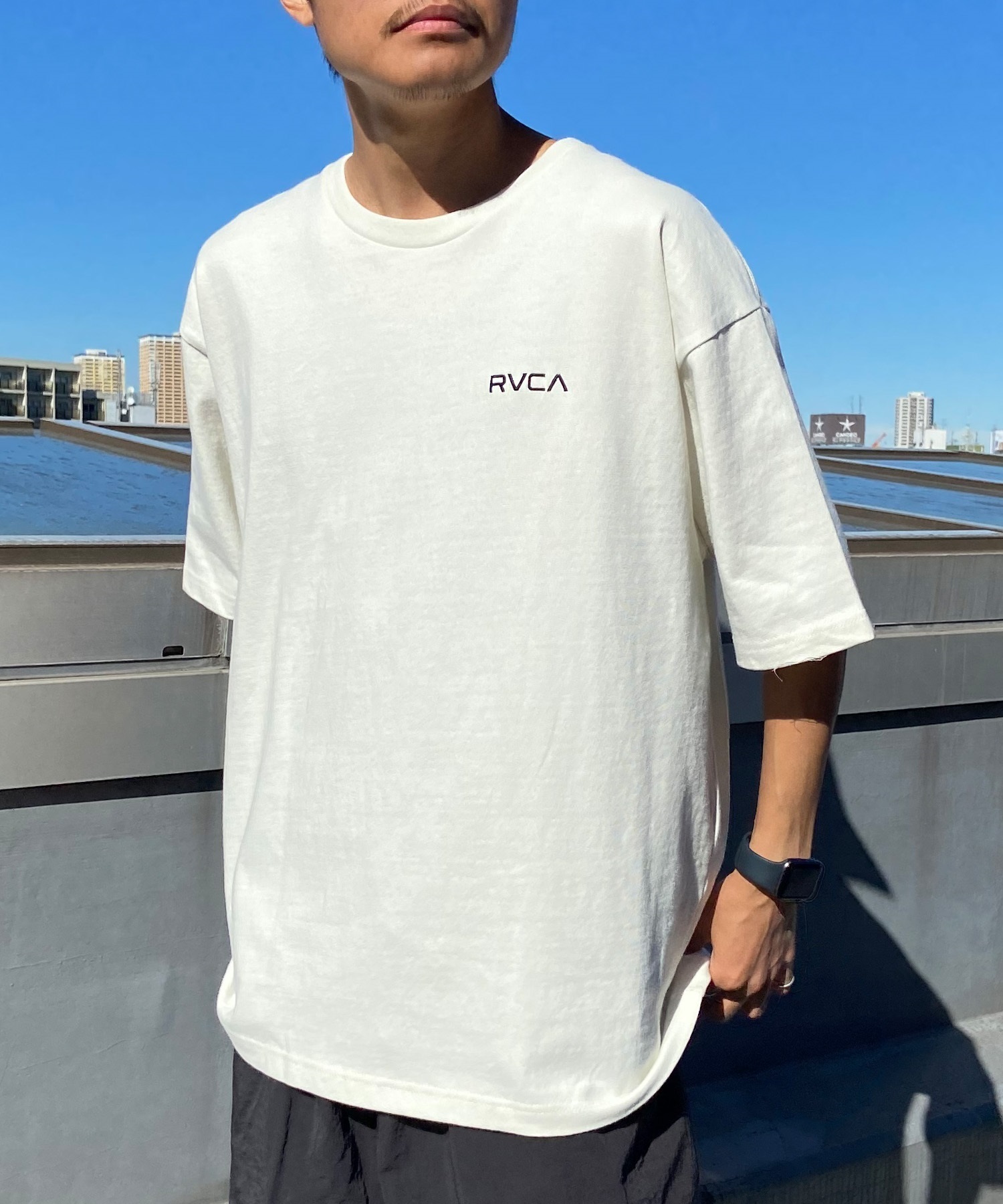 RVCA ルーカ メンズ 半袖 Tシャツ バックプリント ロゴ オーバーサイズ BE041-238(ANW-S)