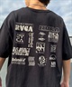 【クーポン対象】RVCA ルーカ メンズ 半袖 Tシャツ バックプリント ロゴ オーバーサイズ BE041-238(BLK-S)