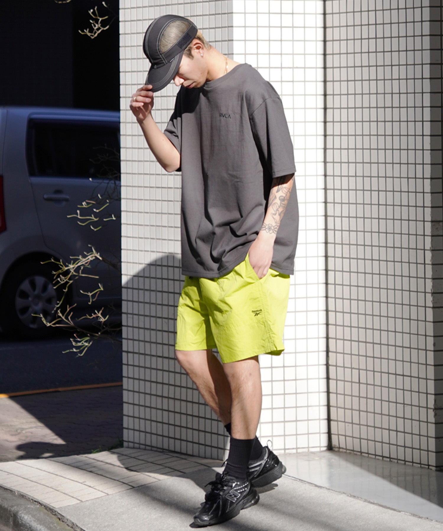 RVCA ルーカ BANDANA BOX ST メンズ 半袖 Tシャツ バック