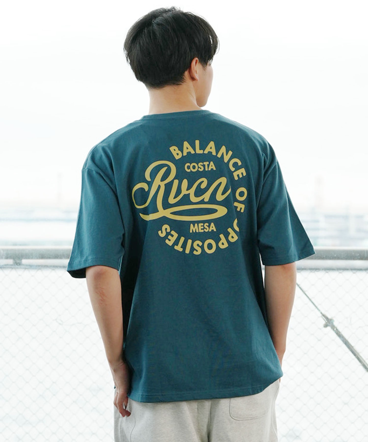 RVCA☆Barbarosa Short Sleeve Tee プリントロゴ 半袖 Tシャツ ムラサキスポーツ限定RVCA ルーカ RVCA BEND ST メンズ 半袖 T