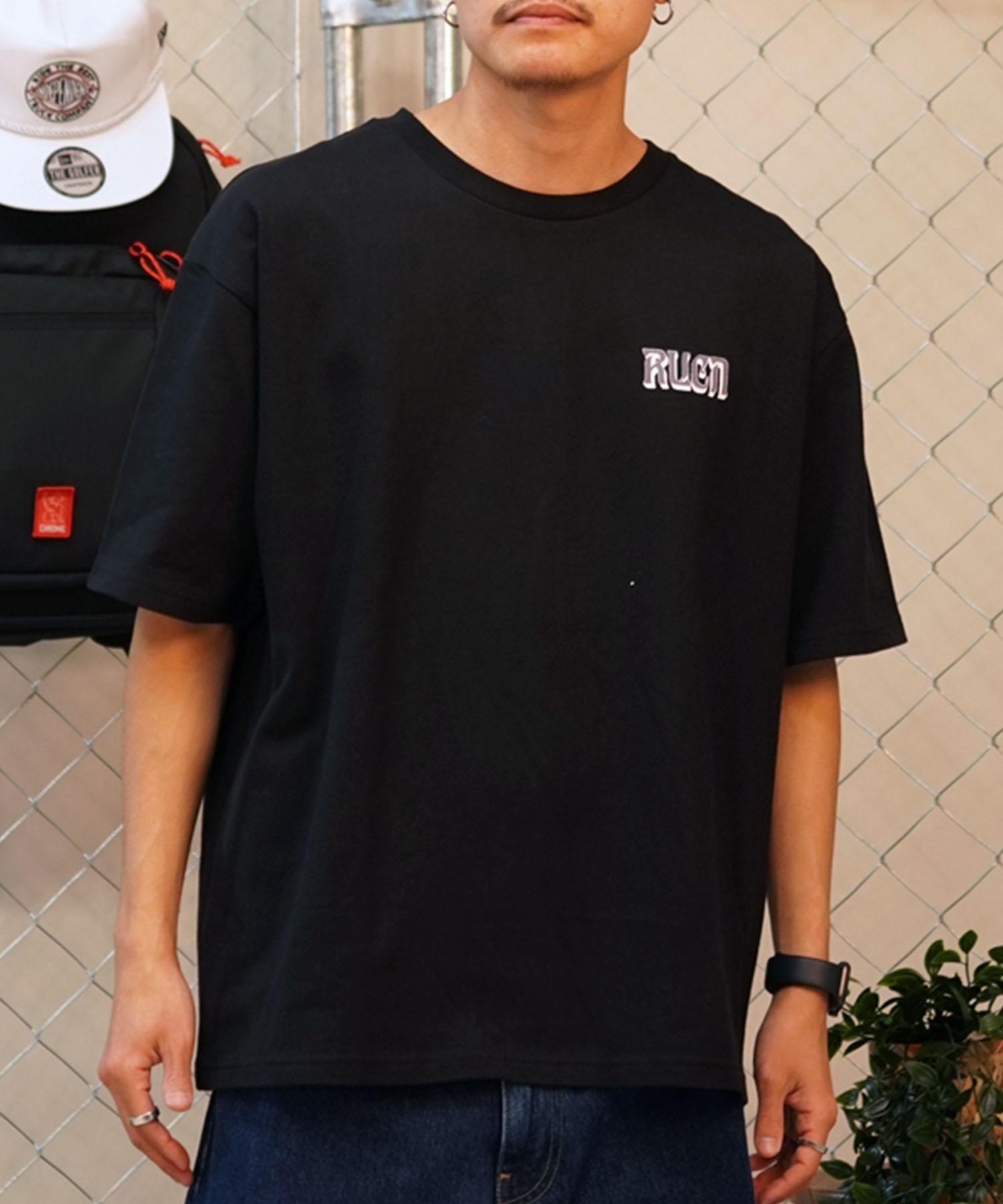 【マトメガイ対象】【ムラサキスポーツ限定】RVCA ルーカ RVCA TOUR TEE メンズ 半袖 Tシャツ バックプリント BE041-P23(WHT-S)