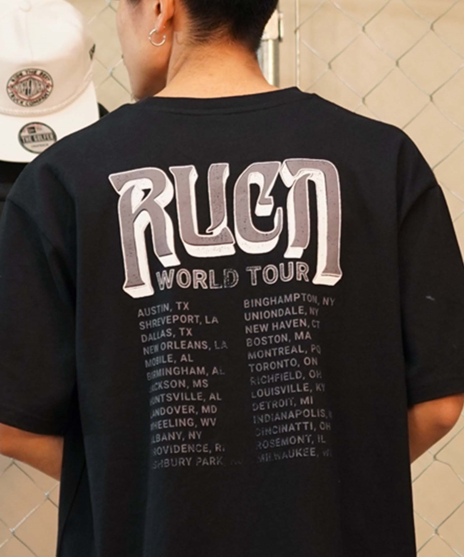 【マトメガイ対象】【ムラサキスポーツ限定】RVCA ルーカ RVCA TOUR TEE メンズ 半袖 Tシャツ バックプリント BE041-P23(BLK-S)