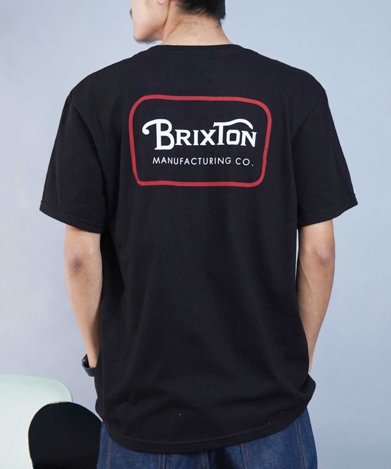 ブリヂストン 半袖 BRIXTON ブリクストン メンズ 半袖 Tシャツ バックプリント ブランド
