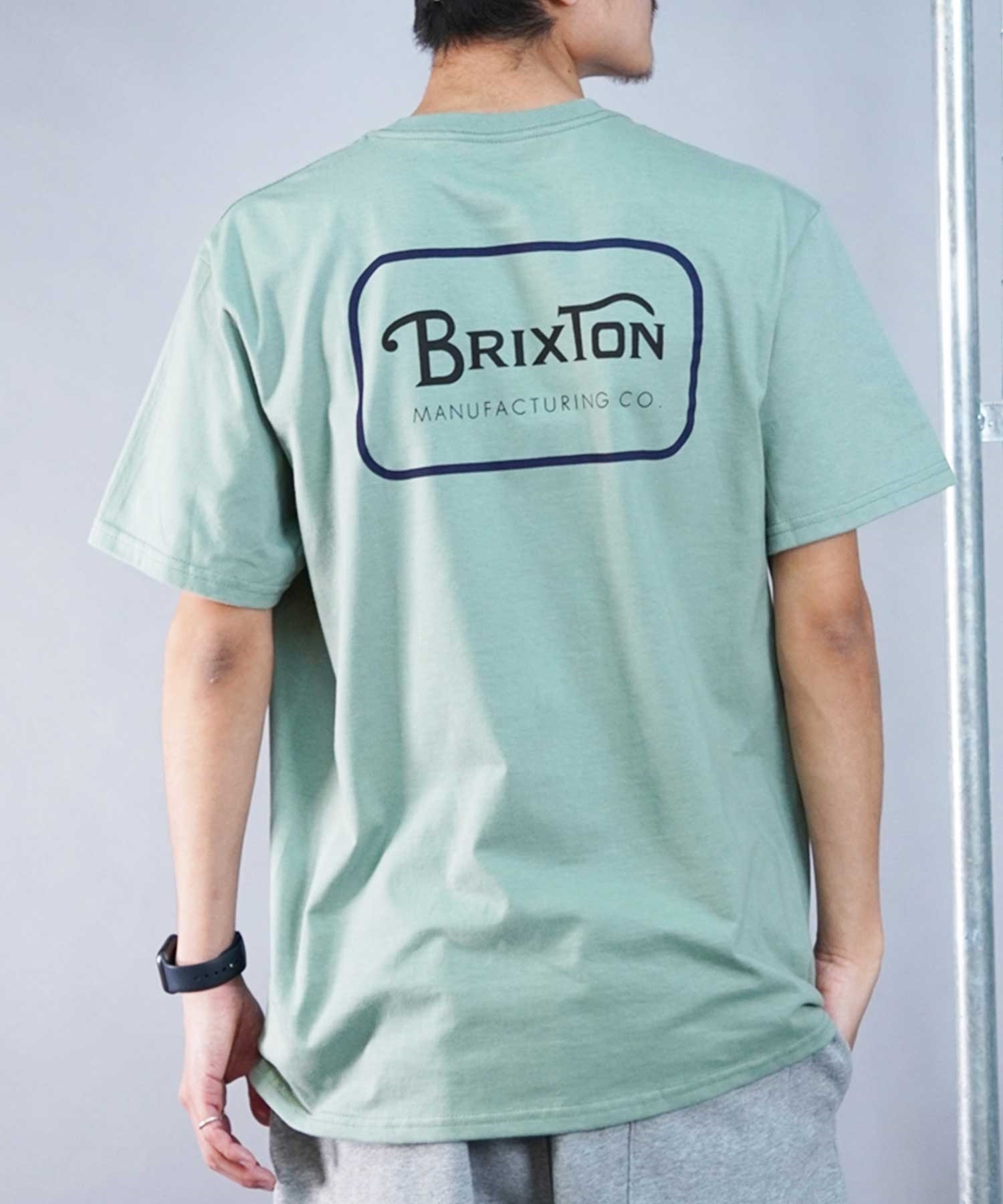 BRIXTON ブリクストン メンズ 半袖 Tシャツ バックプリント ブランド