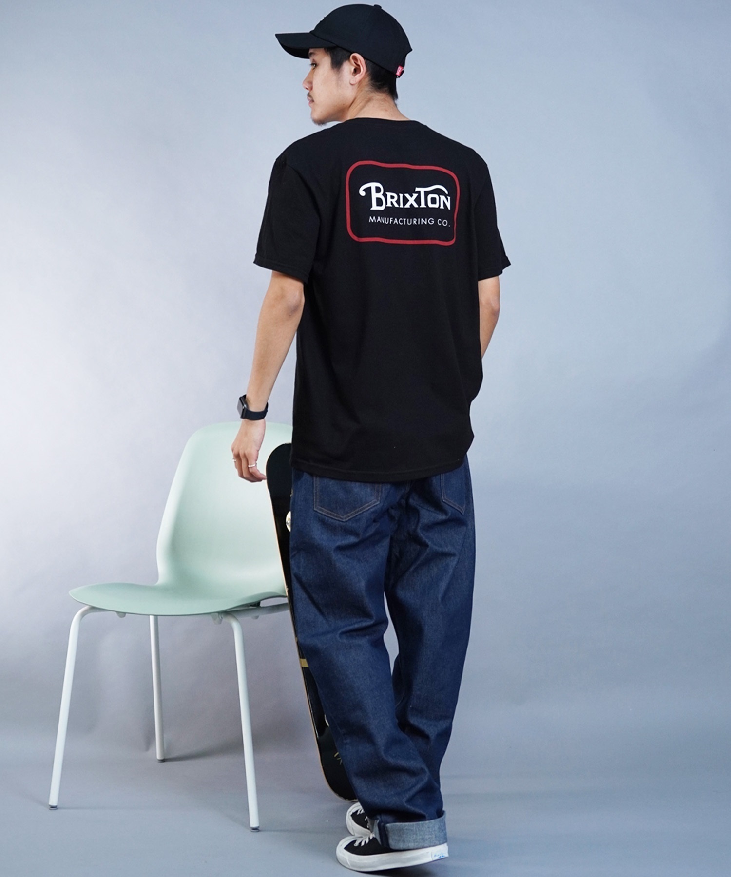 BRIXTON ブリクストン メンズ 半袖 Tシャツ バックプリント ブランド