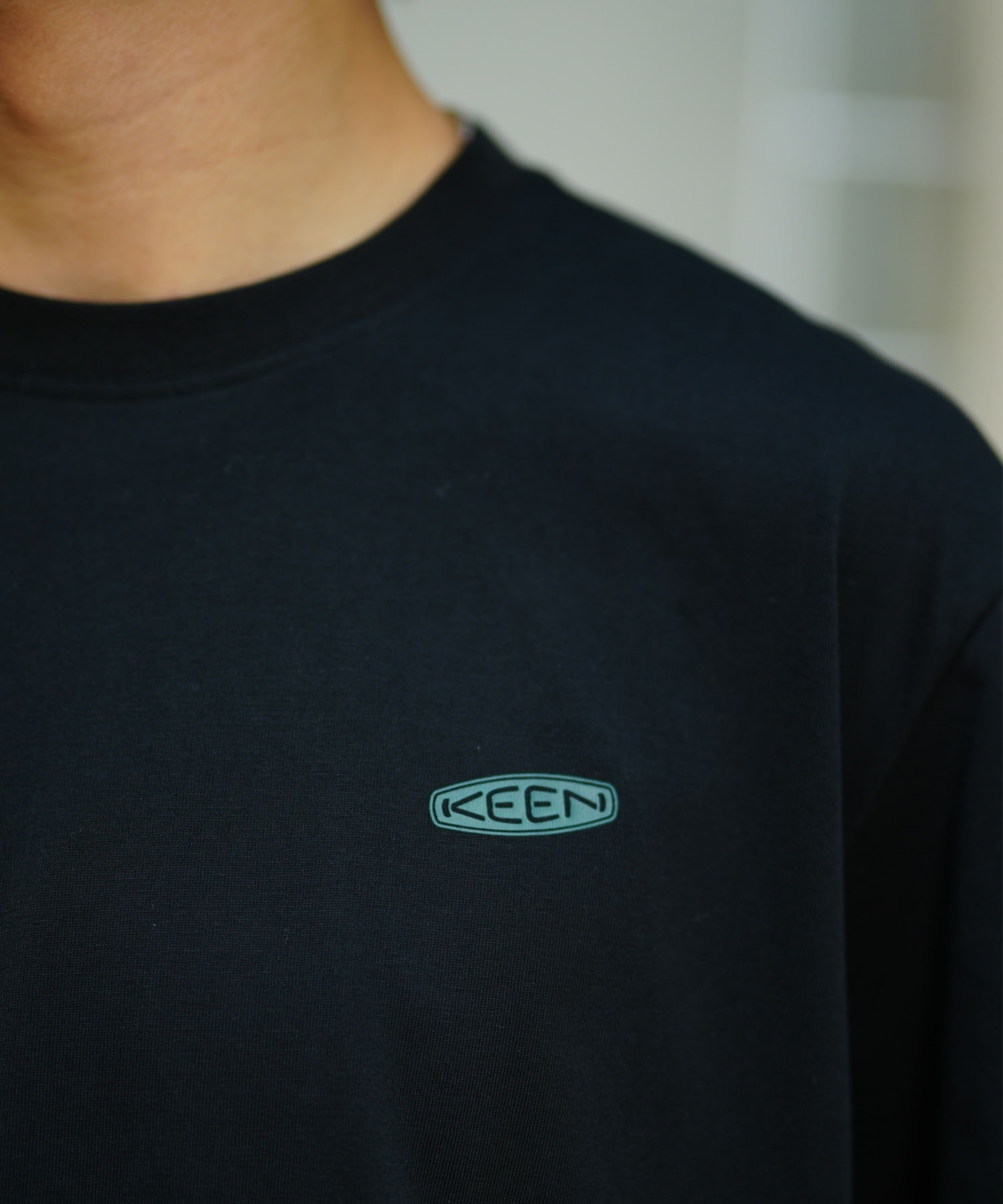 KEEN キーン メンズ Tシャツ 半袖 バックプリント ロゴ 1029895 1029896 ムラサキスポーツ限定(WHITE-S)