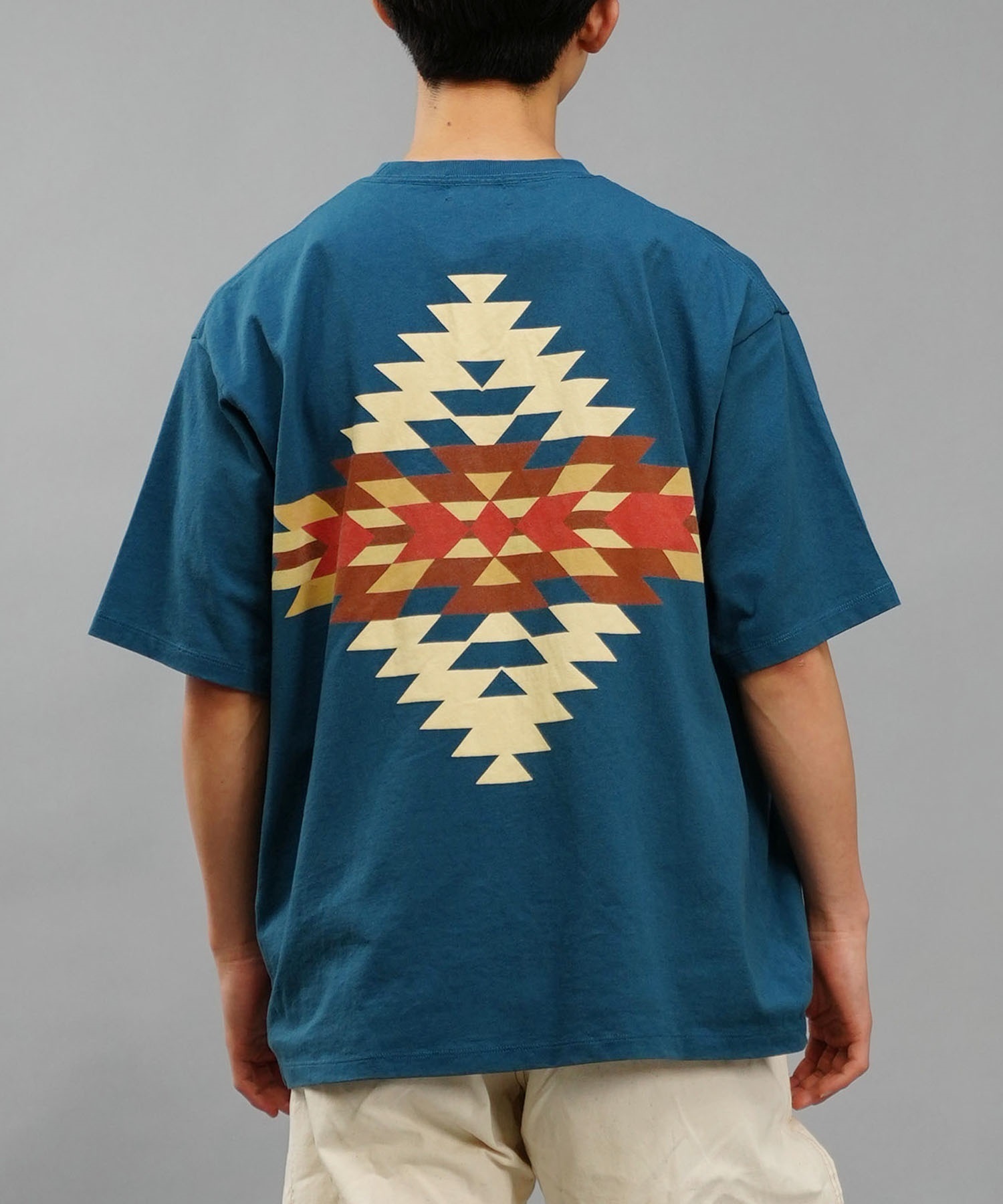 PENDLETON ペンドルトン メンズ 半袖 Tシャツ バックプリント DESI 4275-6005(09WH-M)