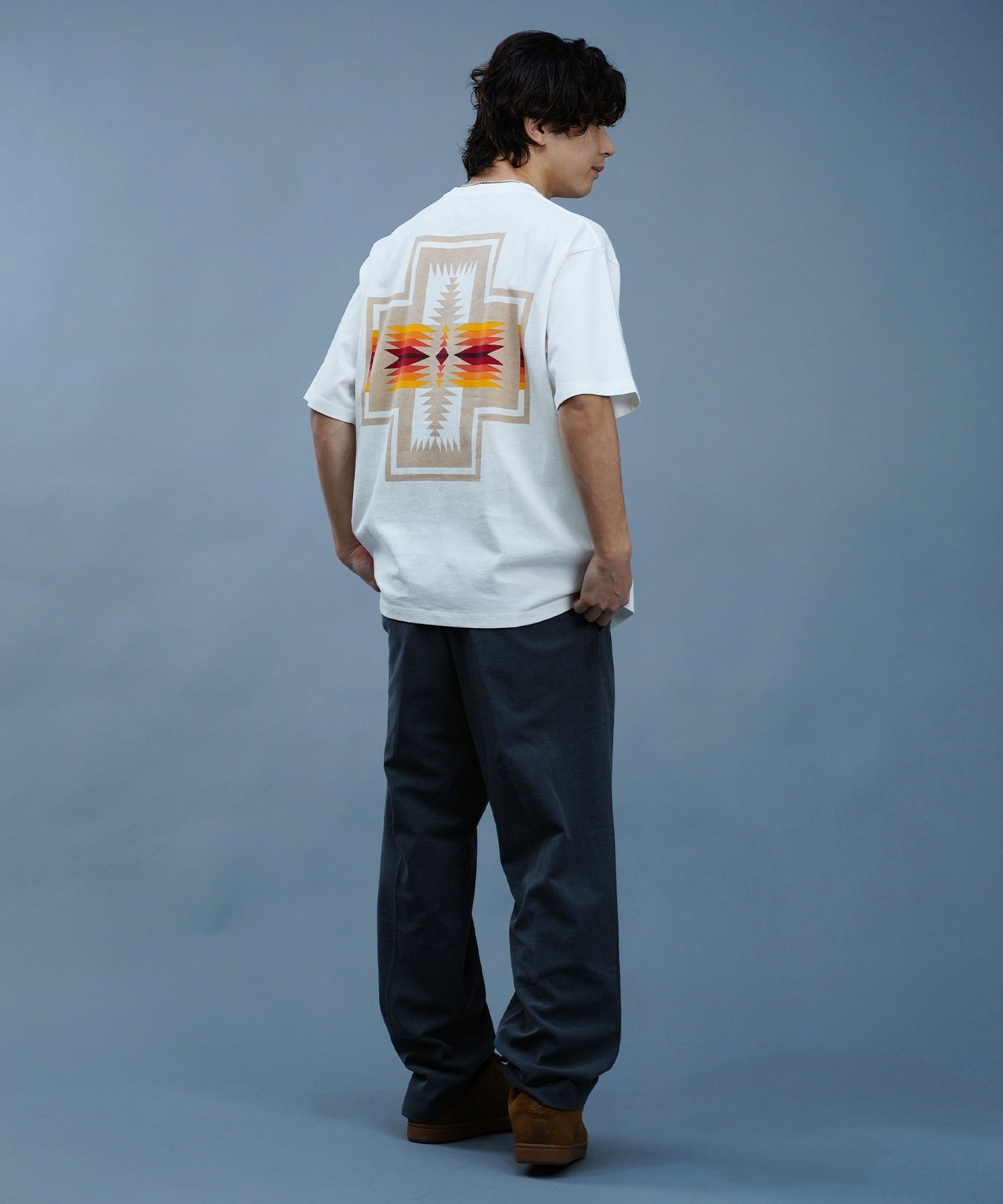 PENDLETON ペンドルトン メンズ 半袖 Tシャツ バックプリント
