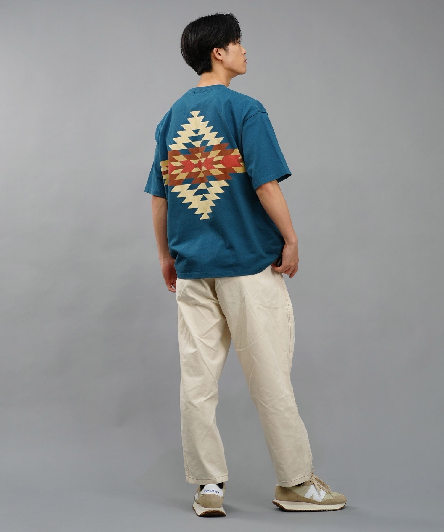 PENDLETON ペンドルトン メンズ 半袖 Tシャツ バックプリント DESI 4275-6005(09WH-M)