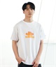 ELEMENT エレメント メンズ 半袖Tシャツ ロゴT プリントTシャツ バックプリント BE021-213(WHT-M)
