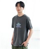 ELEMENT エレメント メンズ 半袖Tシャツ ロゴT プリントTシャツ バックプリント BE021-213(WHT-M)